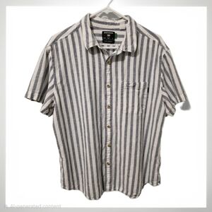 Dockers Men's Striped Gray Shirt